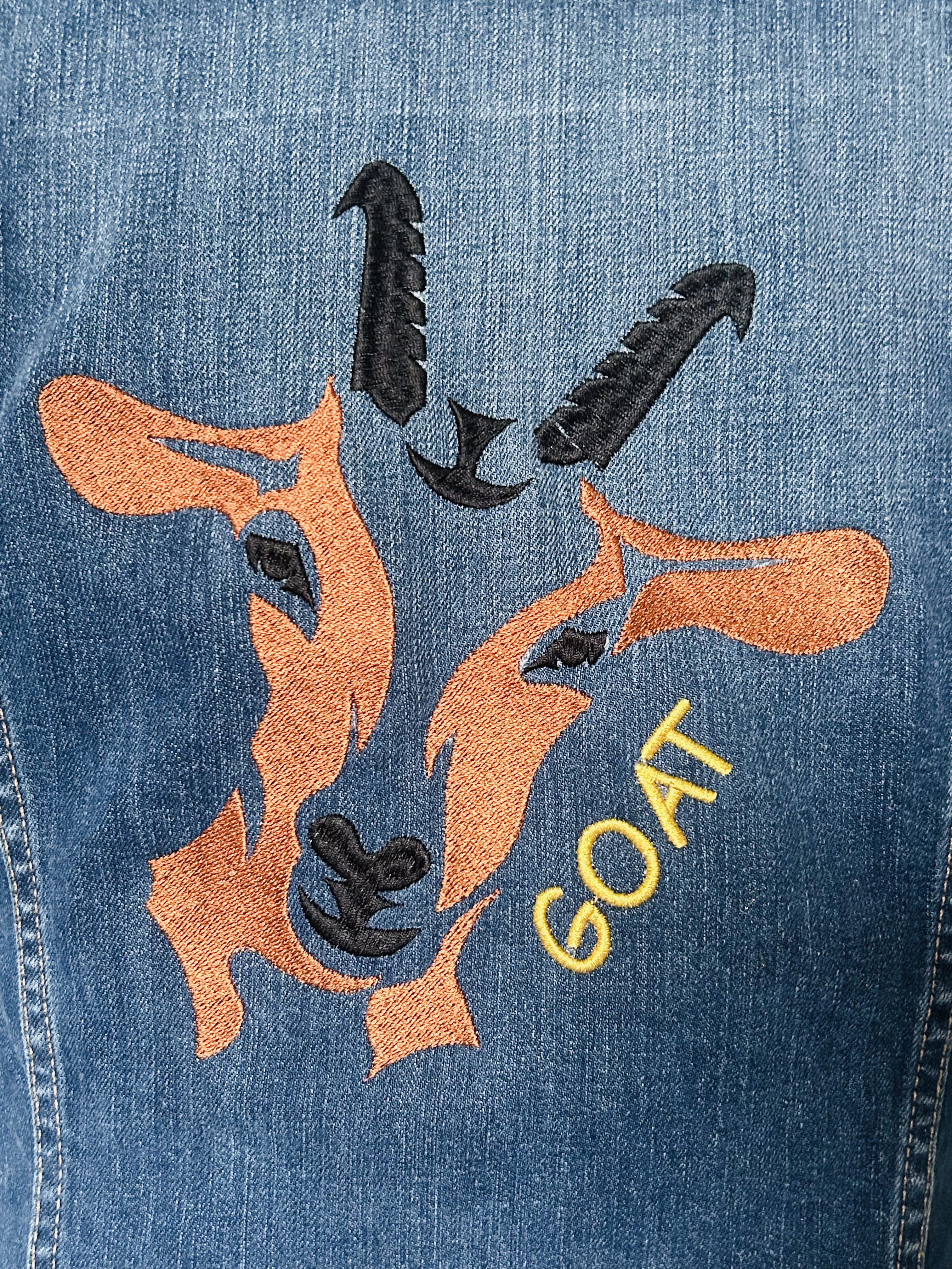 Bundel mit 3 Stickdateien "GOAT - Greatest Of All Times" - sofortiger Download