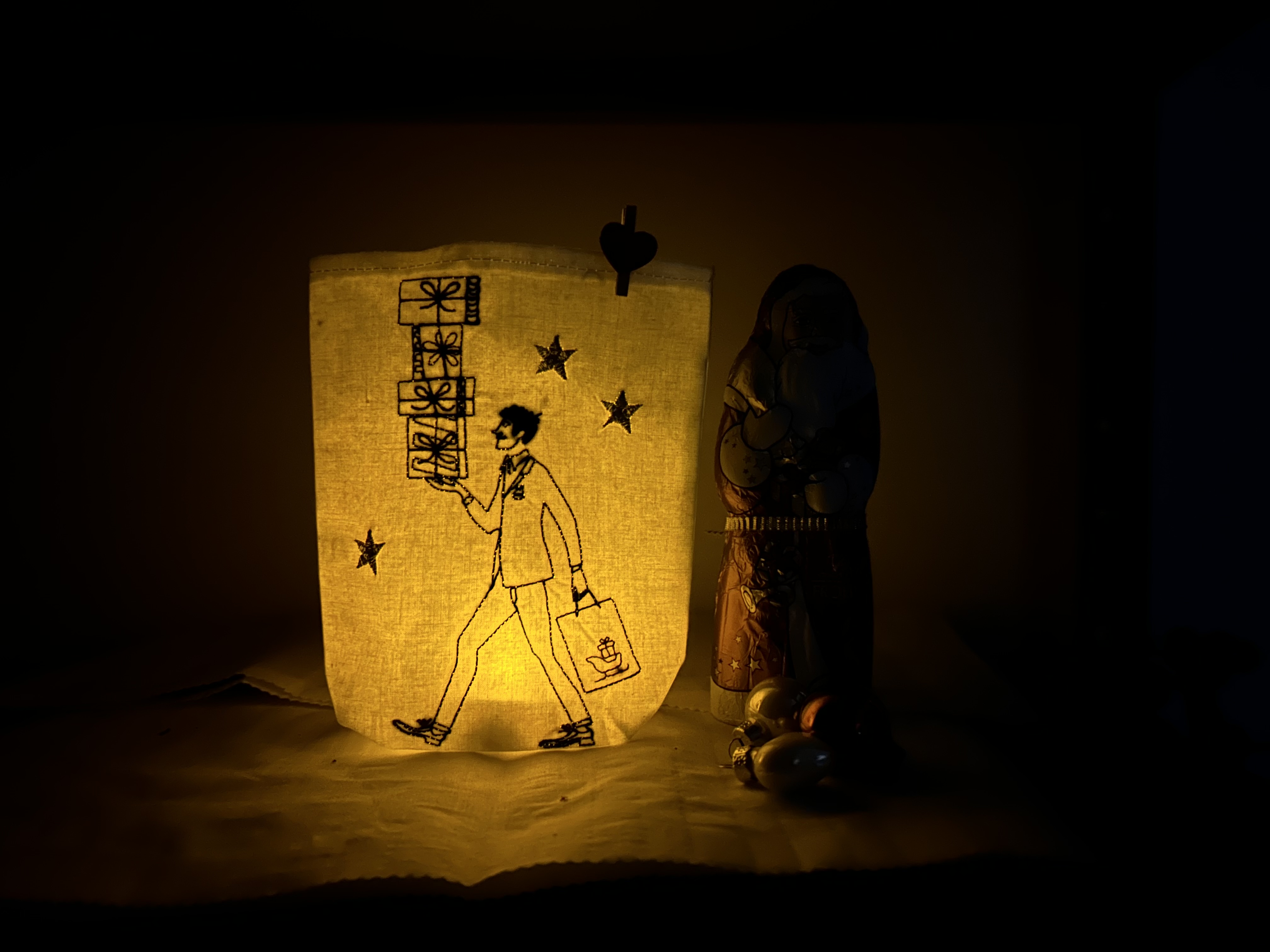Lichtbeutel mit Motiv incl. Lichterkette